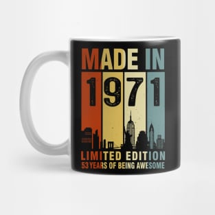 Made In 1971 53rd Birthday 53 Years Old Mug